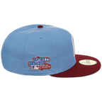 Philadelphia Phillies Philly Crown the City - Sky Bell New Era 59FIFTY (Sky/Maroon)