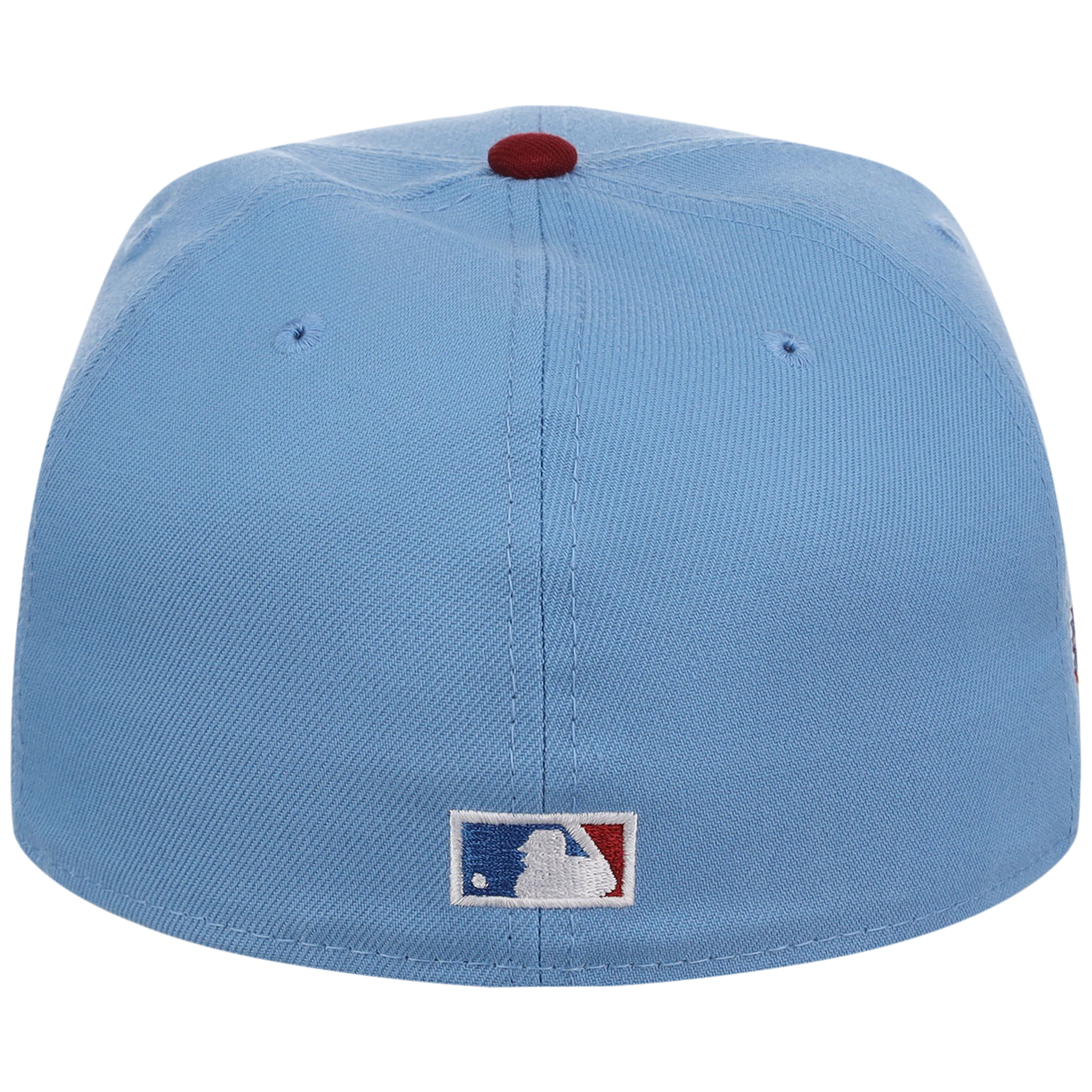 Philadelphia Phillies Philly Crown the City - Sky Bell New Era 59FIFTY (Sky/Maroon)