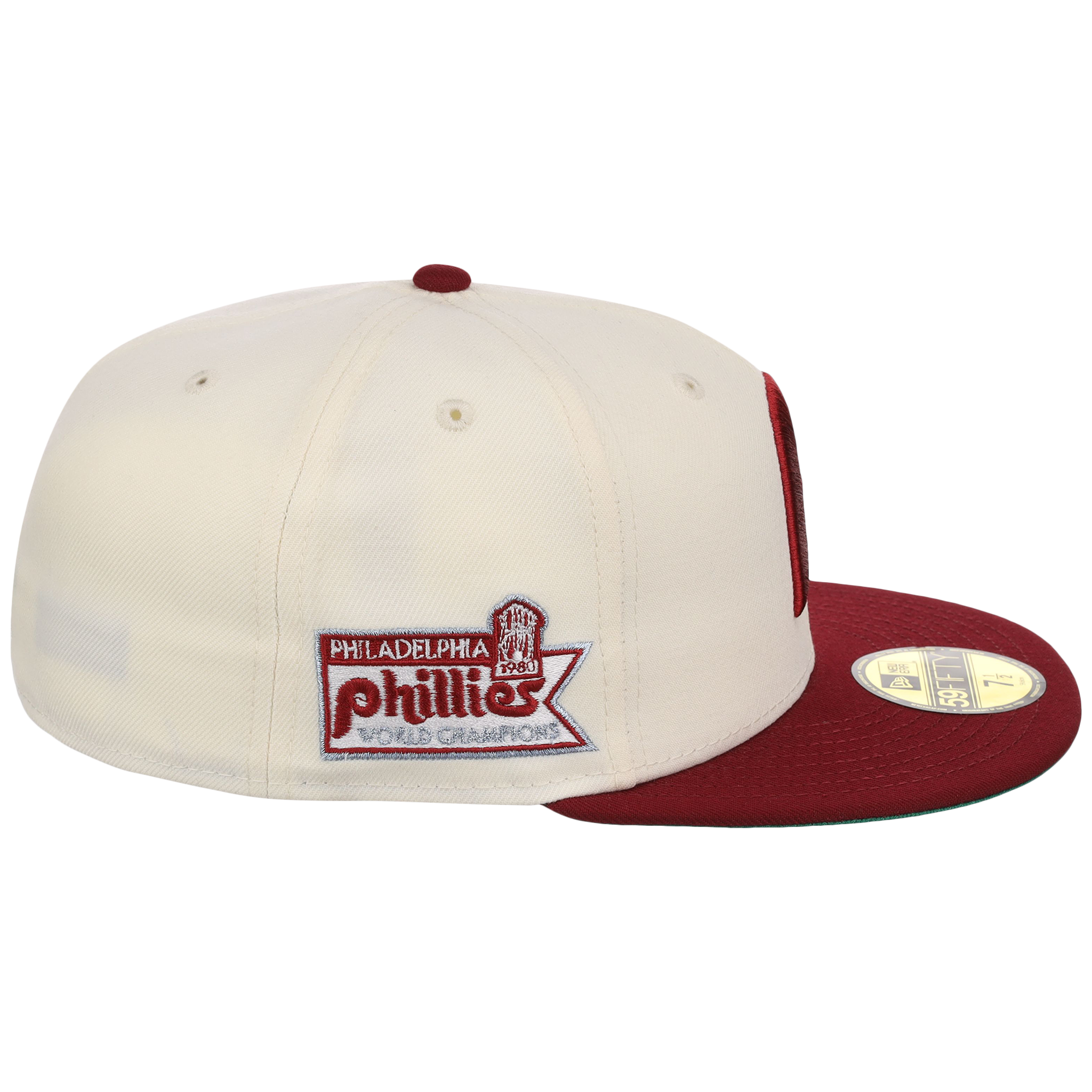 Philadelphia Phillies Philly Crown the City - Hoagie New Era 59FIFTY (Chrome/Maroon)