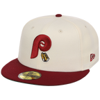 Philadelphia Phillies Philly Crown the City - Hoagie New Era 59FIFTY (Chrome/Maroon)