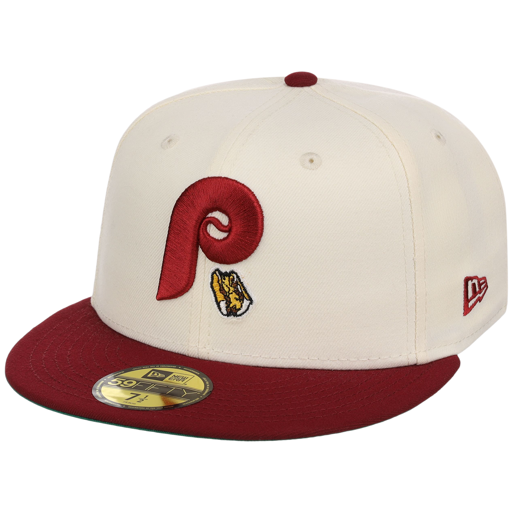 Philadelphia Phillies Philly Crown the City - Hoagie New Era 59FIFTY (Chrome/Maroon)