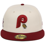 Philadelphia Phillies Philly Crown the City - Hoagie New Era 59FIFTY (Chrome/Maroon)