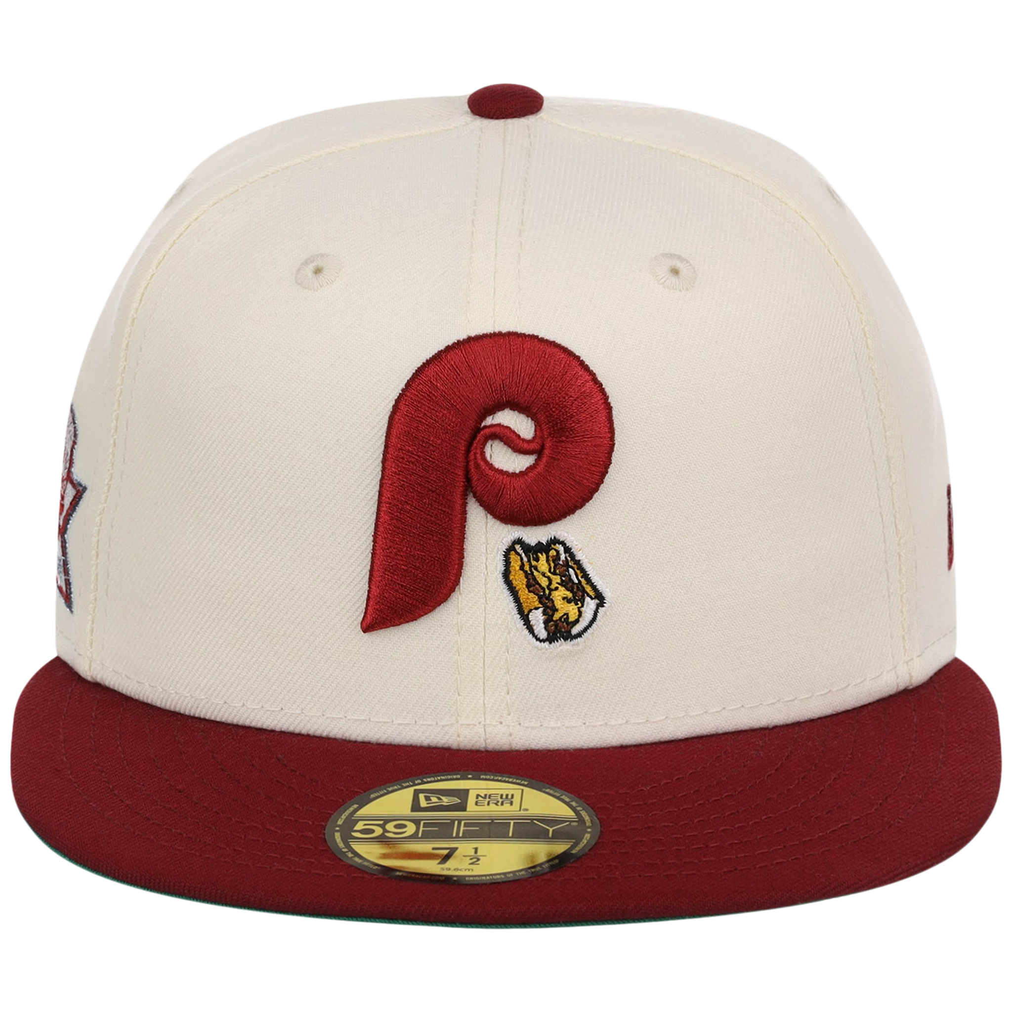 Philadelphia Phillies Philly Crown the City - Hoagie New Era 59FIFTY (Chrome/Maroon)
