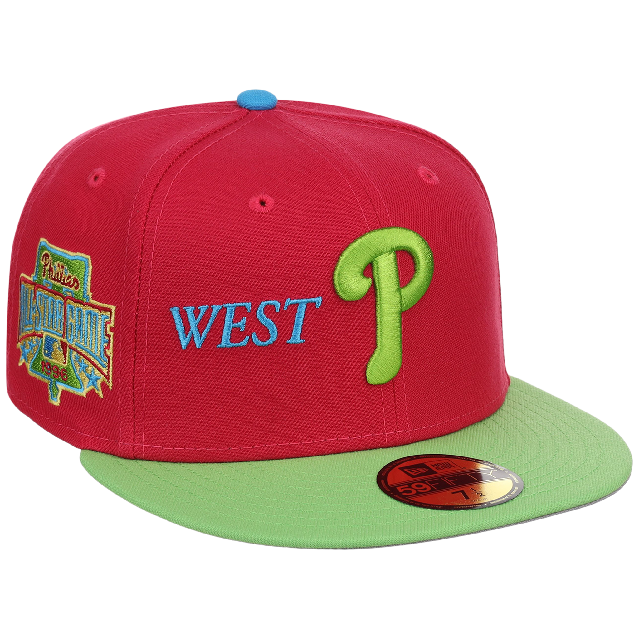 Philadelphia Phillies Philly Crown the City - Prince New Era 59FIFTY (Pink/Neon Green)