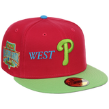 Philadelphia Phillies Philly Crown the City - Prince New Era 59FIFTY (Pink/Neon Green)