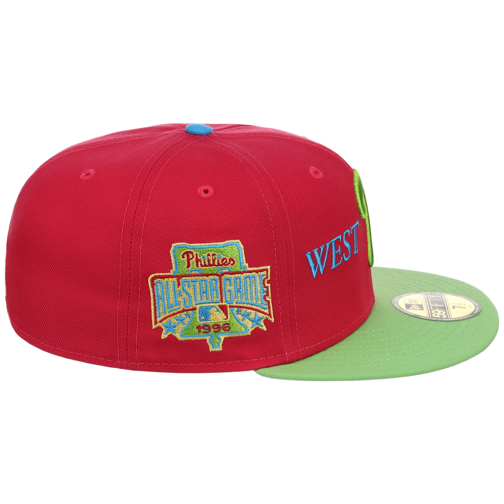 Philadelphia Phillies Philly Crown the City - Prince New Era 59FIFTY (Pink/Neon Green)
