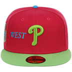 Philadelphia Phillies Philly Crown the City - Prince New Era 59FIFTY (Pink/Neon Green)