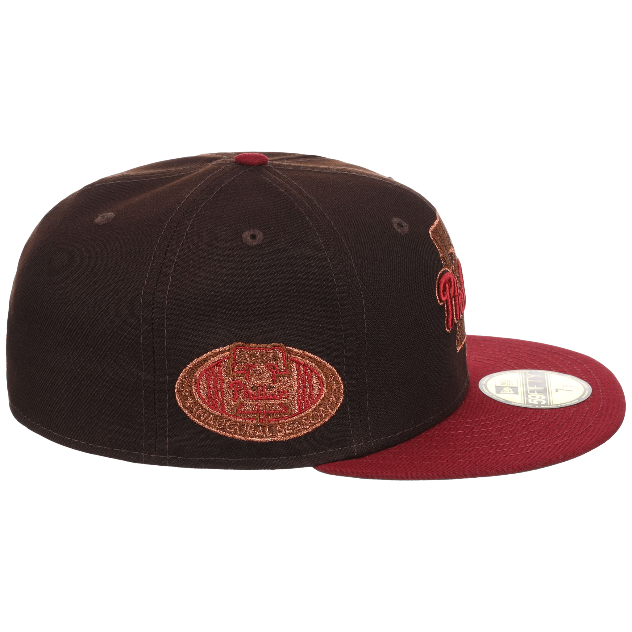 Philadelphia Phillies Philly Crown the City - Liberty Bell New Era 59FIFTY (Black/Maroon)
