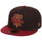 Philadelphia Phillies Philly Crown the City - Liberty Bell New Era 59FIFTY (Black/Maroon)