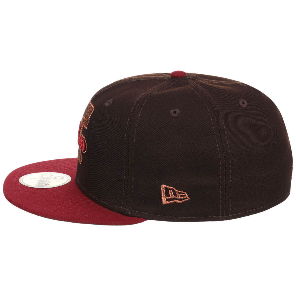 Philadelphia Phillies Philly Crown the City - Liberty Bell New Era 59FIFTY (Black/Maroon)