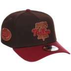 Philadelphia Phillies Philly Crown the City - Liberty Bell New Era 9FORTY (Black/Maroon)