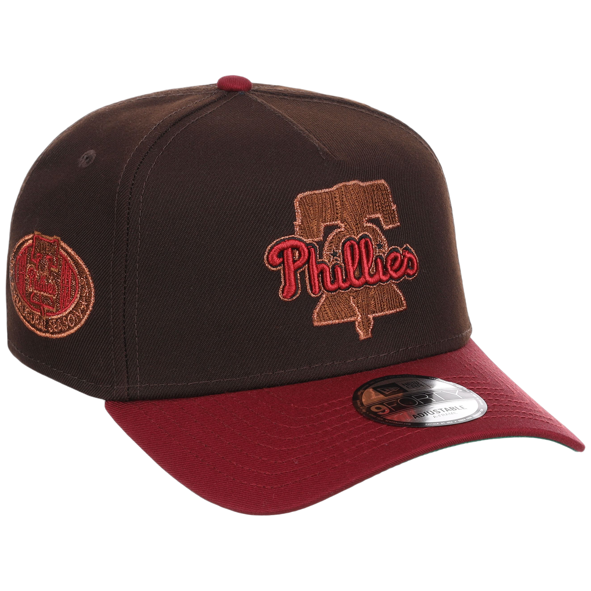 Philadelphia Phillies Philly Crown the City - Liberty Bell New Era 9FORTY (Black/Maroon)