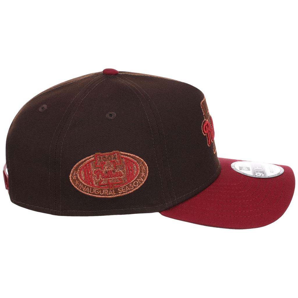 Philadelphia Phillies Philly Crown the City - Liberty Bell New Era 9FORTY (Black/Maroon)