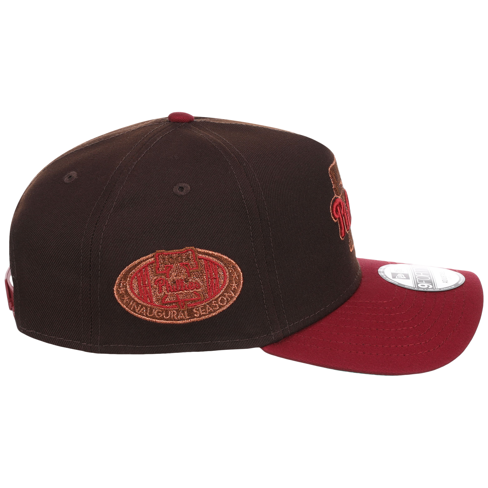 Philadelphia Phillies Philly Crown the City - Liberty Bell New Era 9FORTY (Black/Maroon)