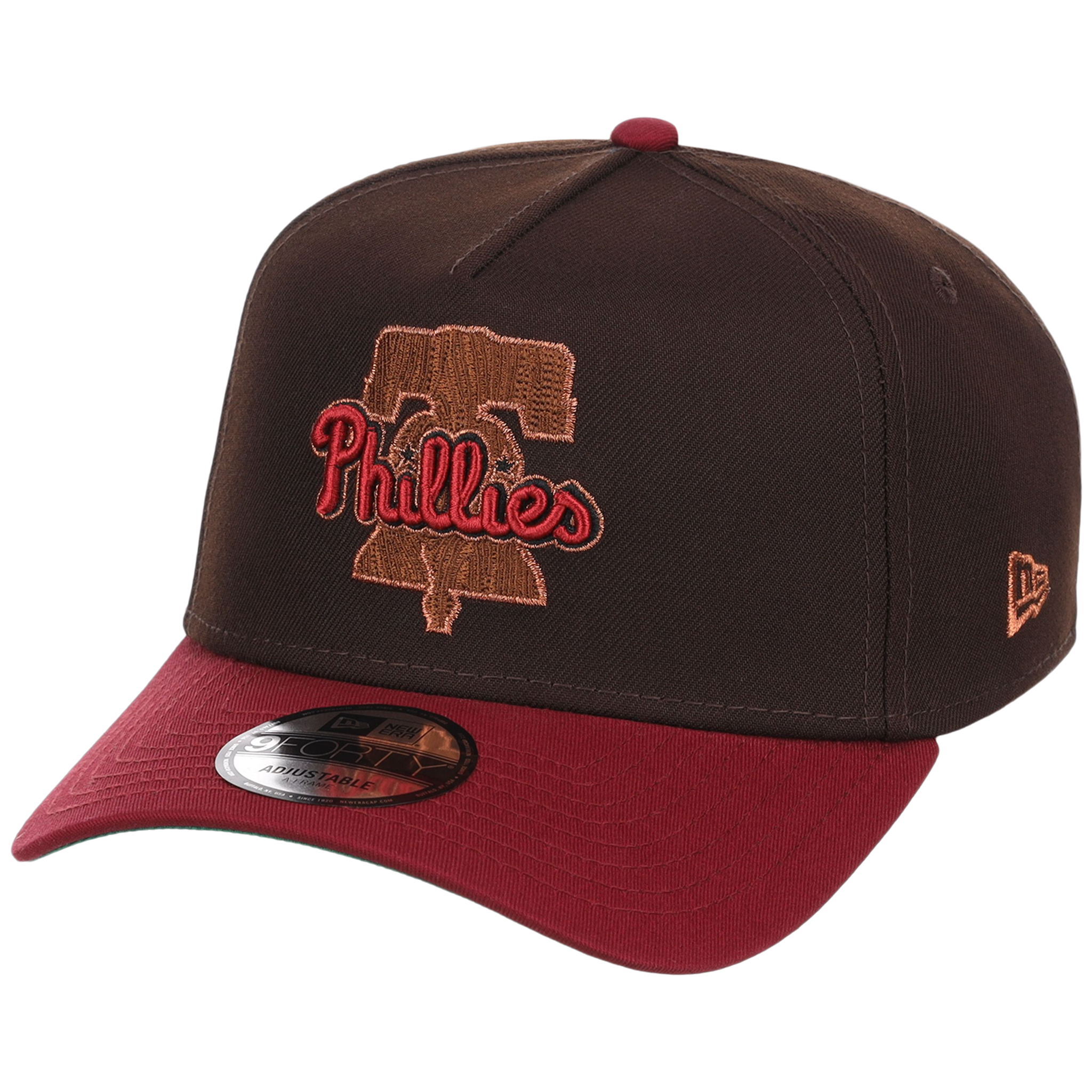 Philadelphia Phillies Philly Crown the City - Liberty Bell New Era 9FORTY (Black/Maroon)