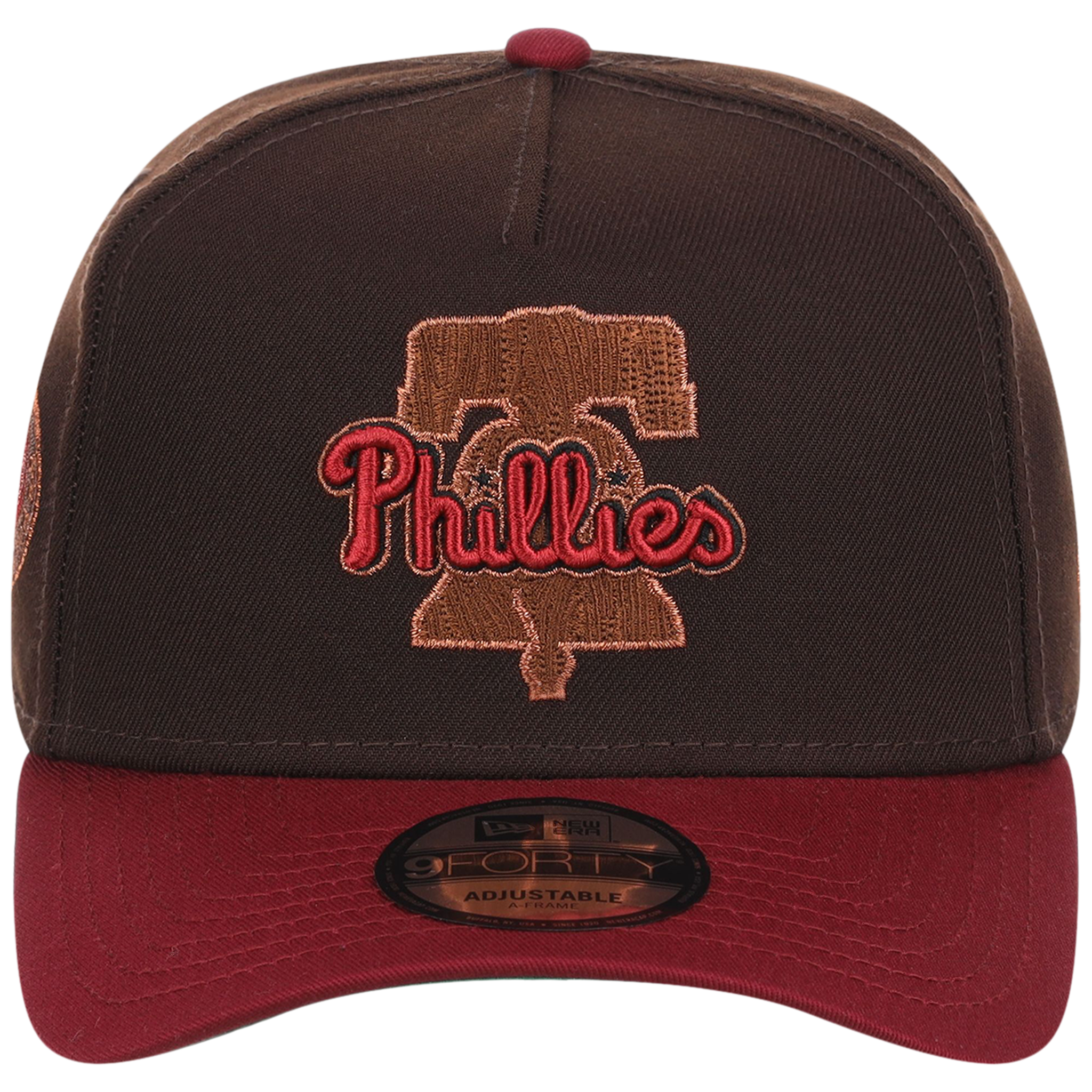 Philadelphia Phillies Philly Crown the City - Liberty Bell New Era 9FORTY (Black/Maroon)