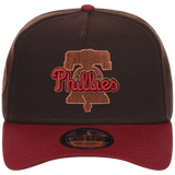 Philadelphia Phillies Philly Crown the City - Liberty Bell New Era 9FORTY (Black/Maroon)