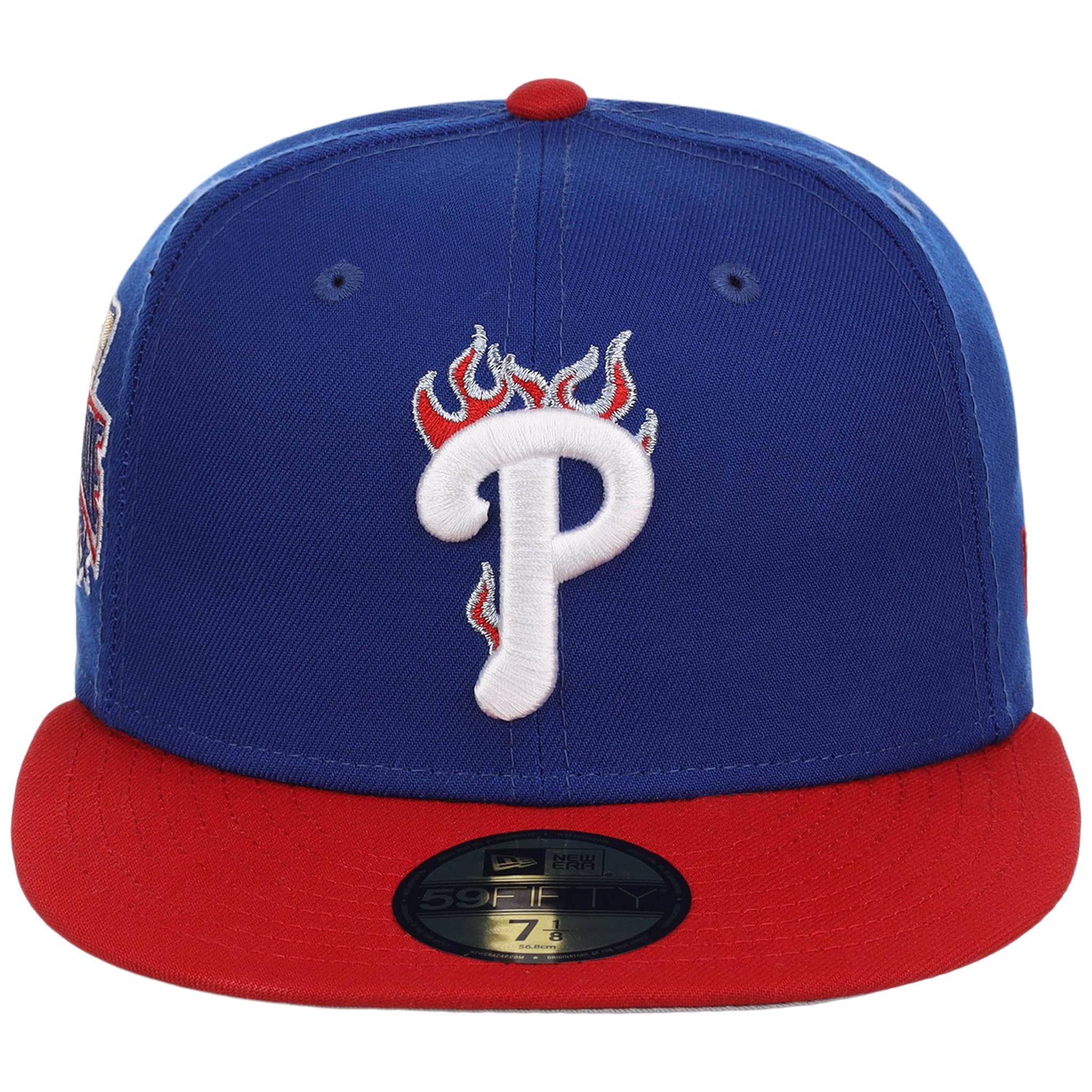 Philadelphia Phillies Philly Crown the City - Flame New Era 59FIFTY (Royal/Red)