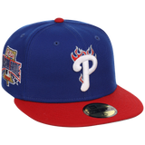 Philadelphia Phillies Philly Crown the City - Flame New Era 59FIFTY (Royal/Red)