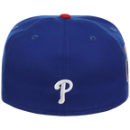 Philadelphia Phillies Philly Crown the City - Flame New Era 59FIFTY (Royal/Red)