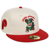 Philadelphia Phillies Philly Crown the City - Fanatic New Era 59FIFTY (Chrome/Red)