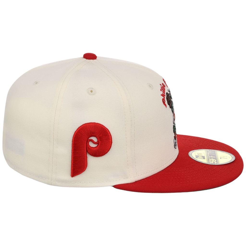 Philadelphia Phillies Philly Crown the City - Fanatic New Era 59FIFTY (Chrome/Red)
