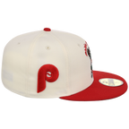 Philadelphia Phillies Philly Crown the City - Fanatic New Era 59FIFTY (Chrome/Red)