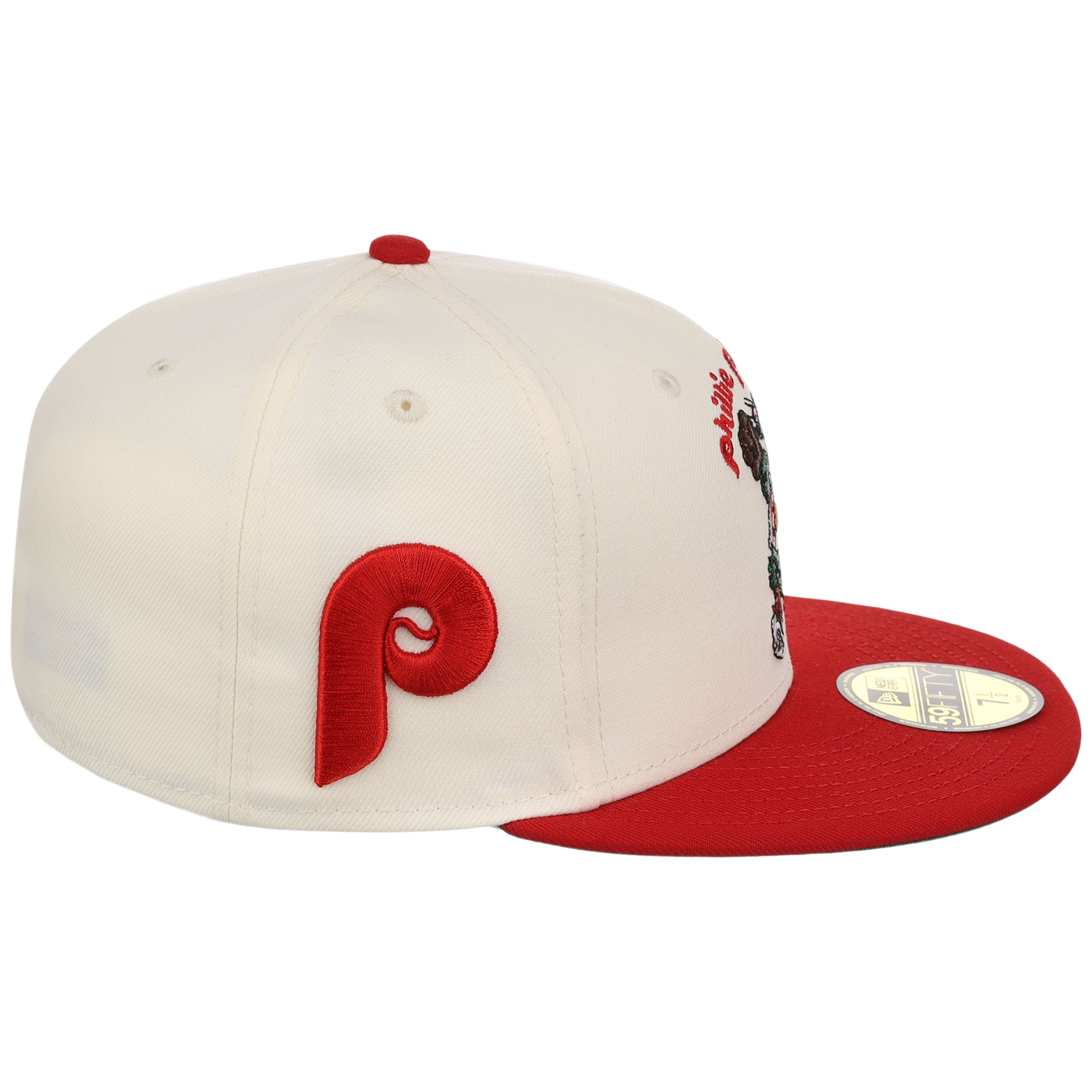 Philadelphia Phillies Philly Crown the City - Fanatic New Era 59FIFTY (Chrome/Red)