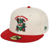 Philadelphia Phillies Philly Crown the City - Fanatic New Era 59FIFTY (Chrome/Red)