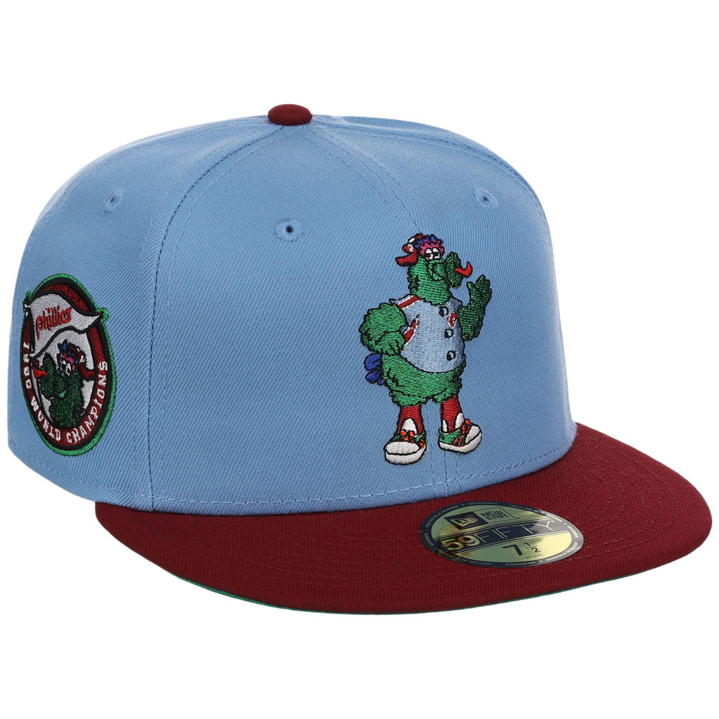 Philadelphia Phillies Philly Crown the City - Fanatic New Era 59FIFTY (Sky/Maroon)