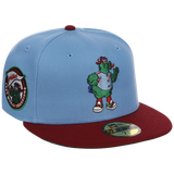 Philadelphia Phillies Philly Crown the City - Fanatic New Era 59FIFTY (Sky/Maroon)