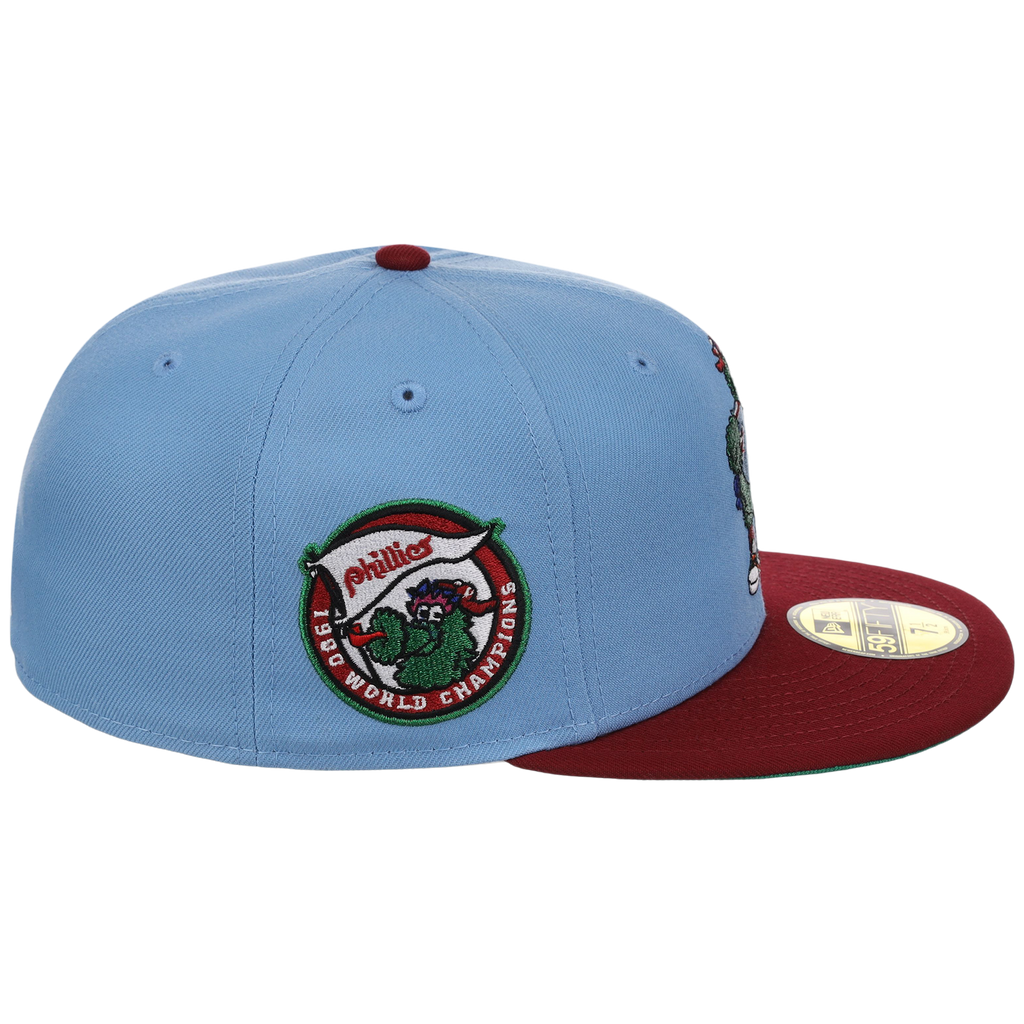 Philadelphia Phillies Philly Crown the City - Fanatic New Era 59FIFTY (Sky/Maroon)