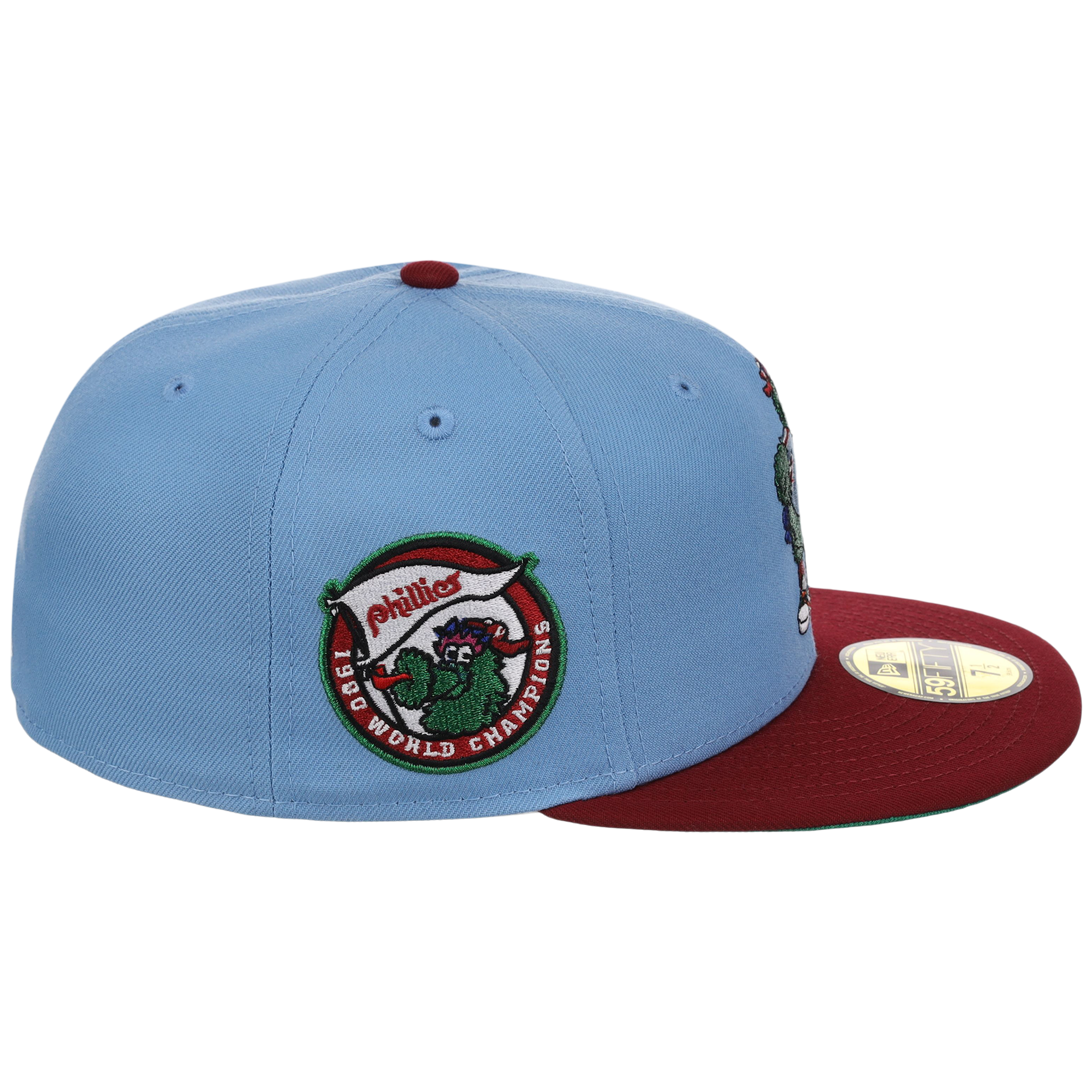 Philadelphia Phillies Philly Crown the City - Fanatic New Era 59FIFTY (Sky/Maroon)
