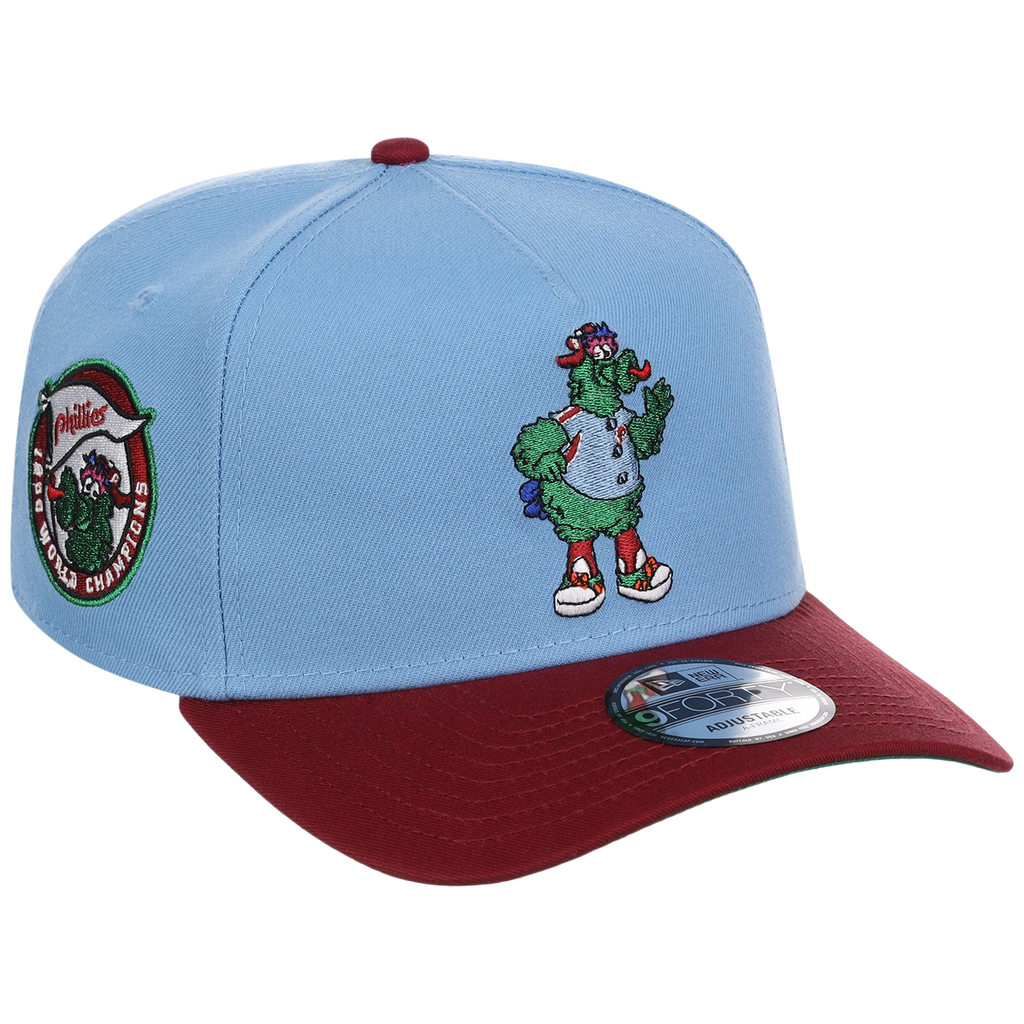 Philadelphia Phillies Philly Crown the City - Fanatic New Era 9FORTY (Sky/Maroon)