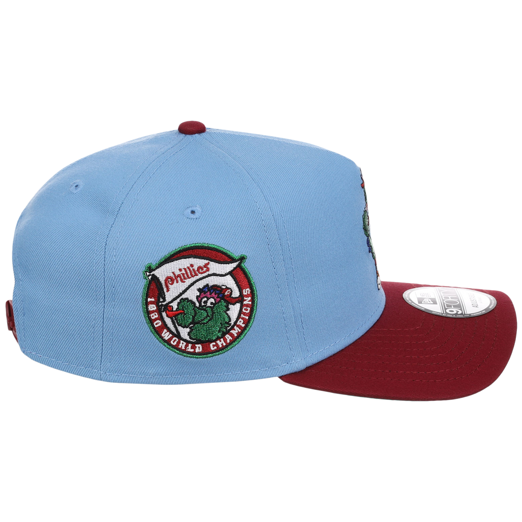 Philadelphia Phillies Philly Crown the City - Fanatic New Era 9FORTY (Sky/Maroon)