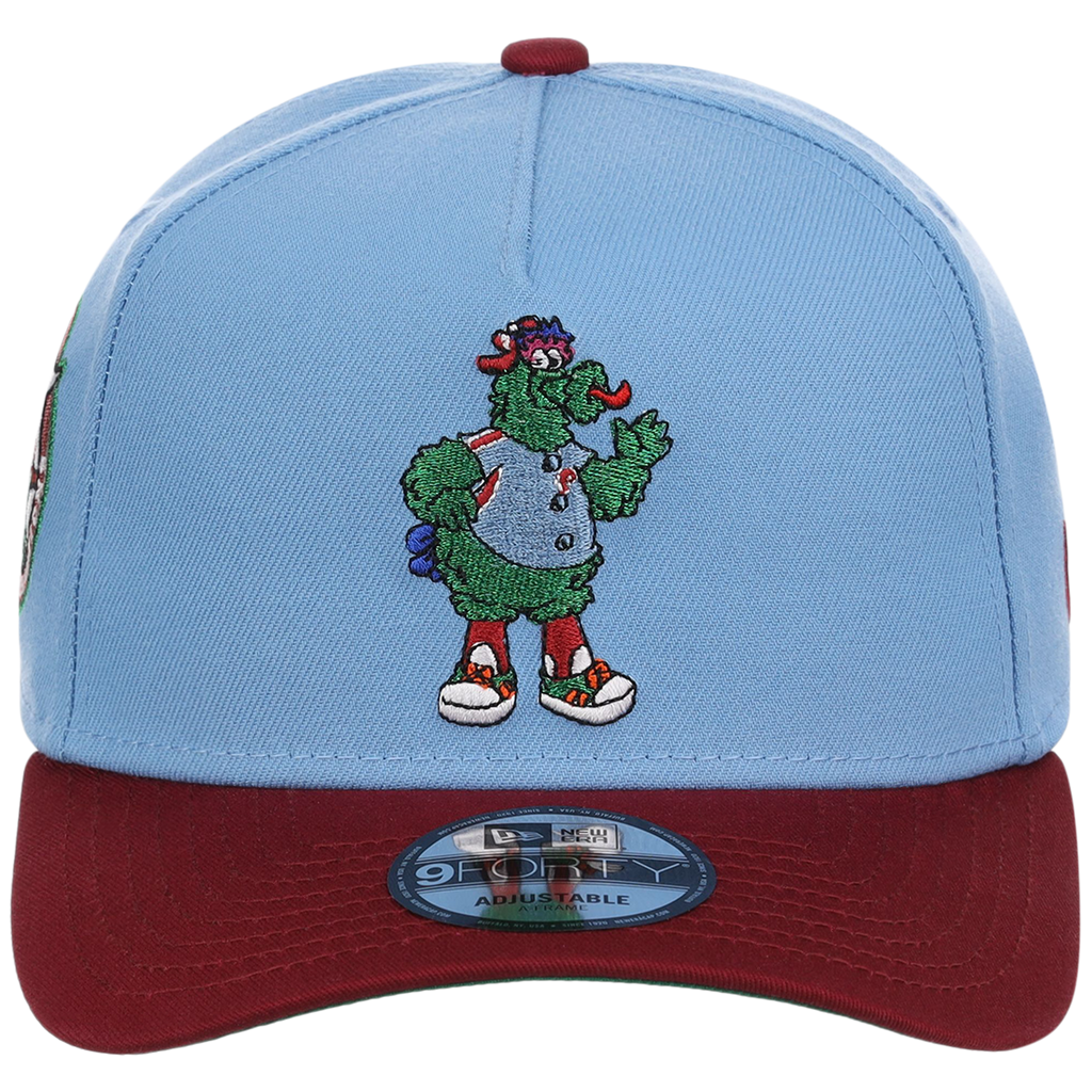 Philadelphia Phillies Philly Crown the City - Fanatic New Era 9FORTY (Sky/Maroon)