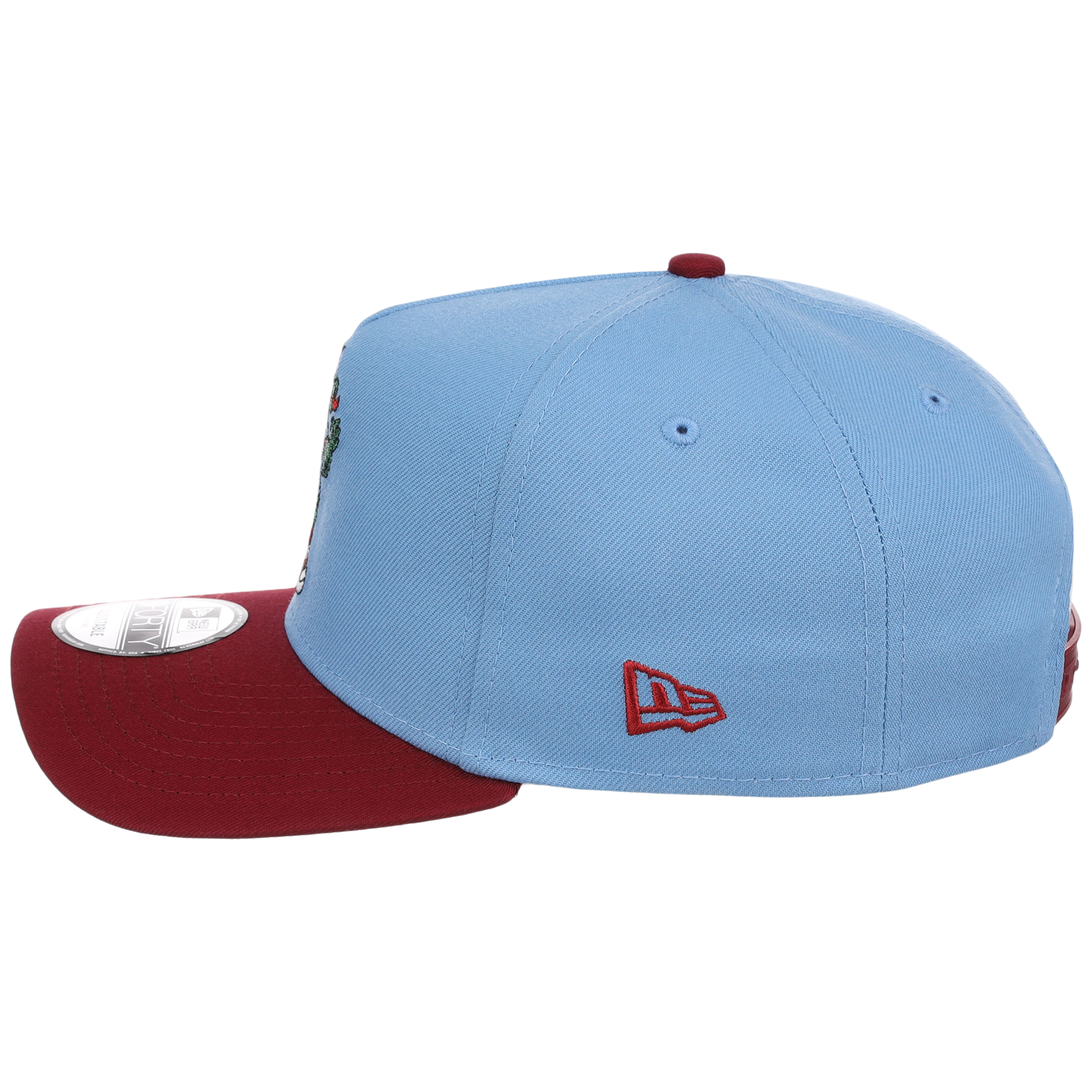 Philadelphia Phillies Philly Crown the City - Fanatic New Era 9FORTY (Sky/Maroon)