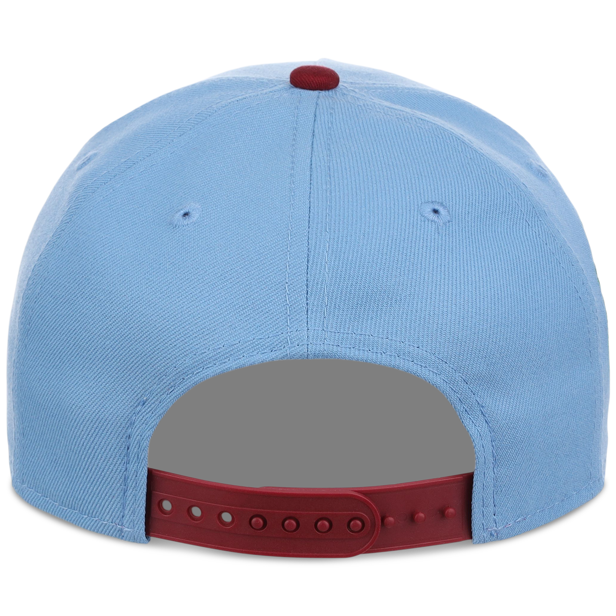 Philadelphia Phillies Philly Crown the City - Fanatic New Era 9FORTY (Sky/Maroon)