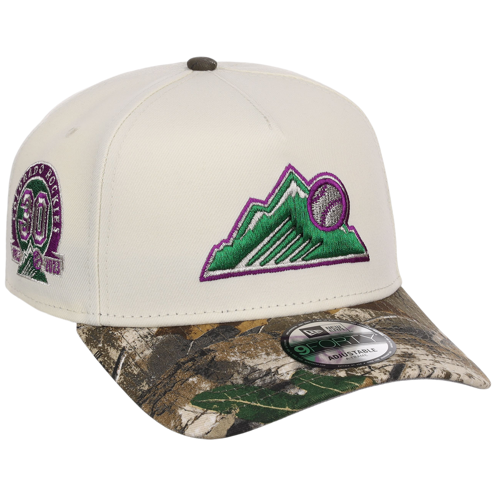 Colorado Rockies MLB Purple Trees New Era 9FORTY