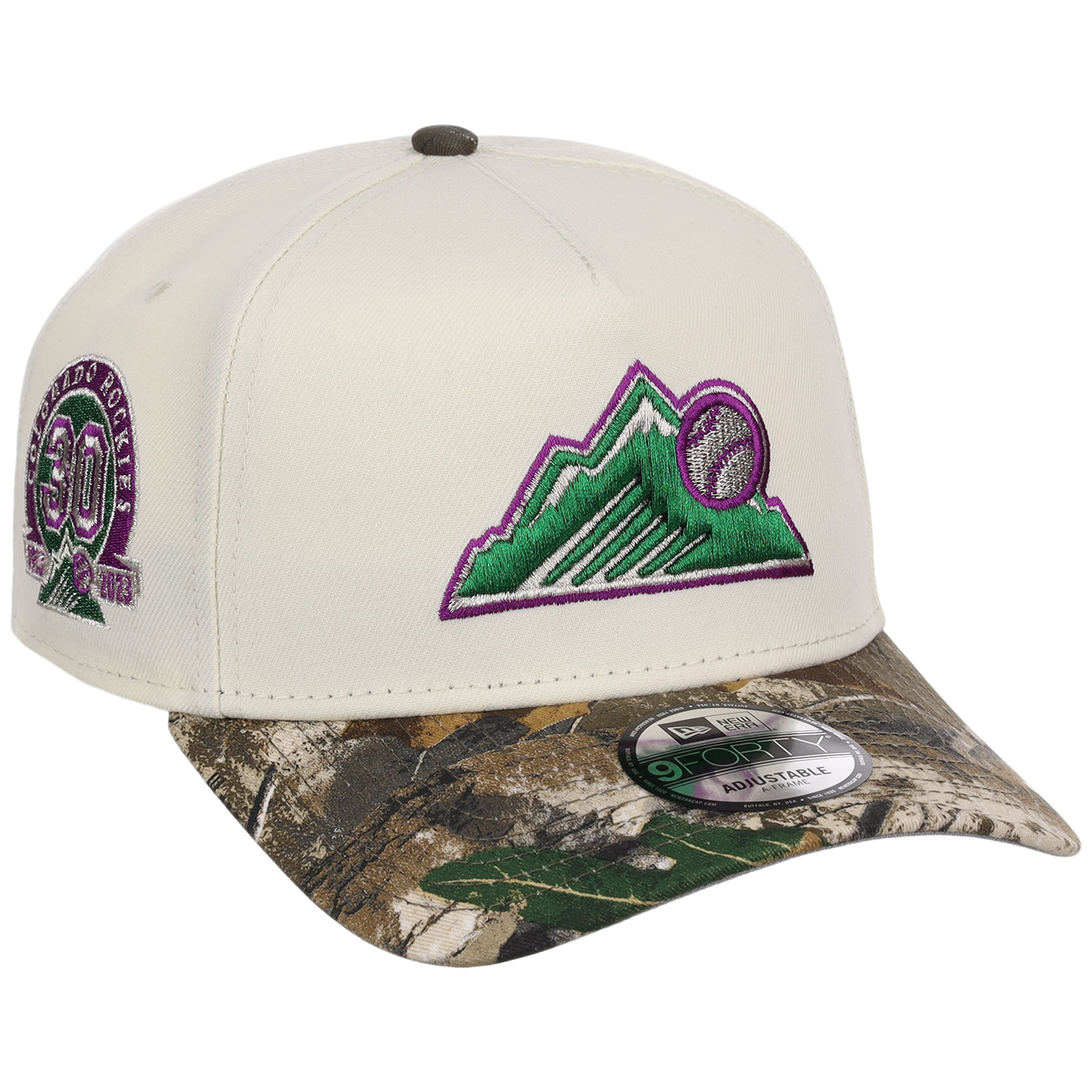 Colorado Rockies MLB Purple Trees New Era 9FORTY