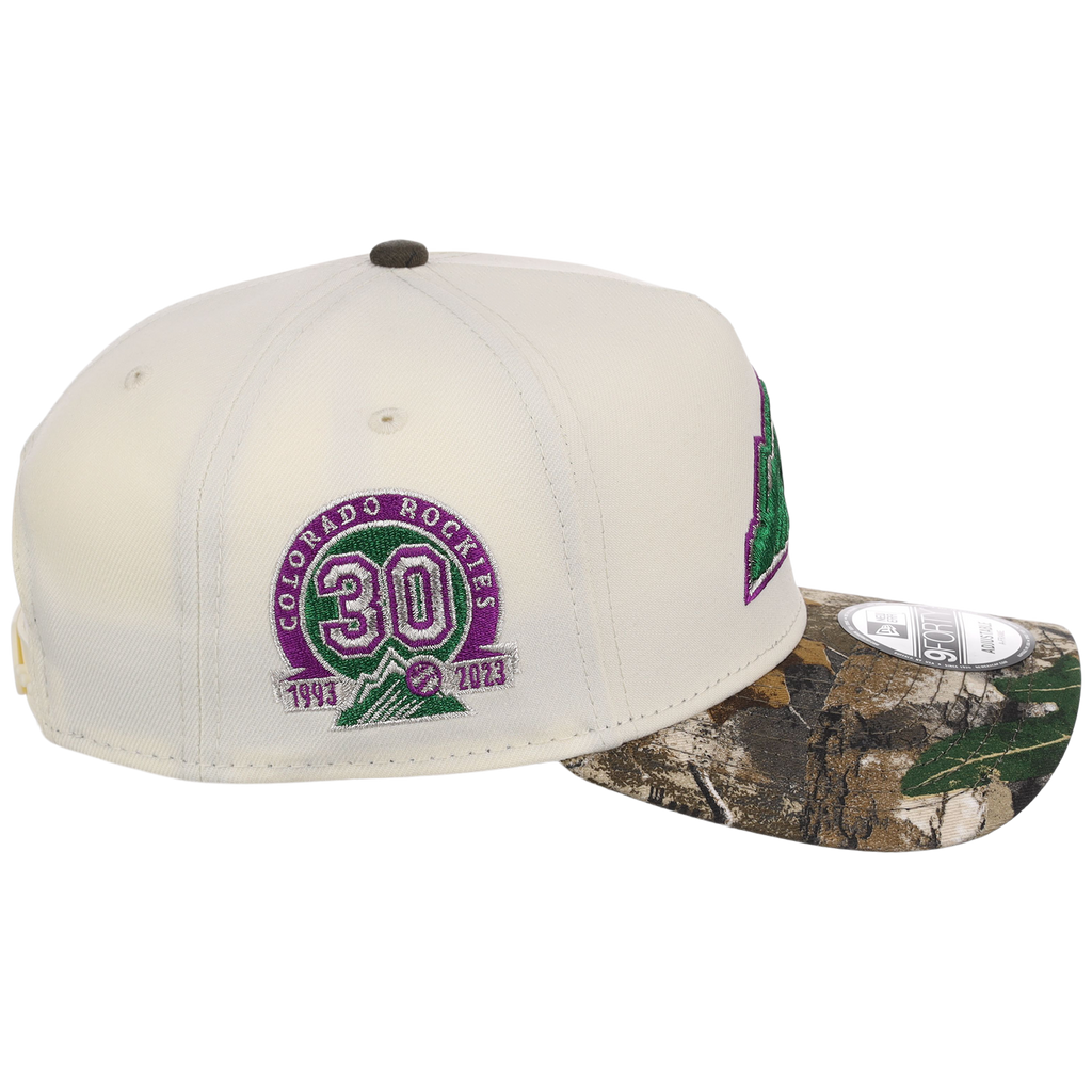 Colorado Rockies MLB Purple Trees New Era 9FORTY