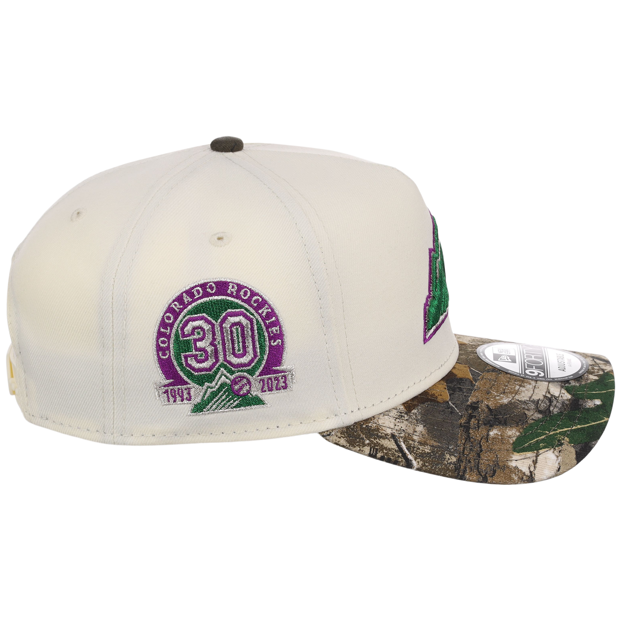 Colorado Rockies MLB Purple Trees New Era 9FORTY