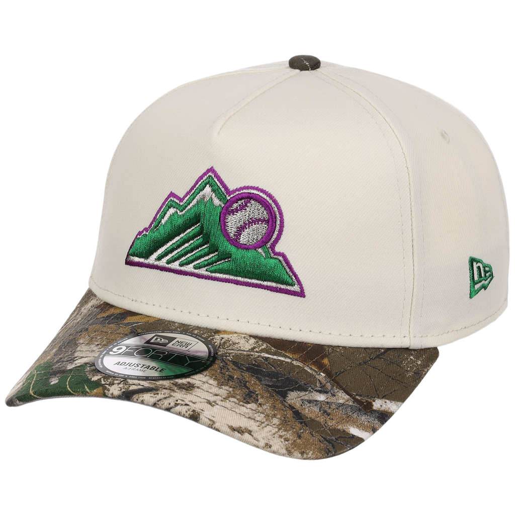 Colorado Rockies MLB Purple Trees New Era 9FORTY