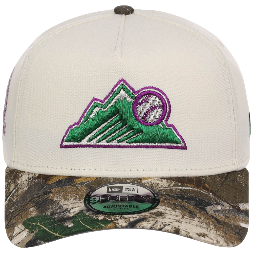 Colorado Rockies MLB Purple Trees New Era 9FORTY