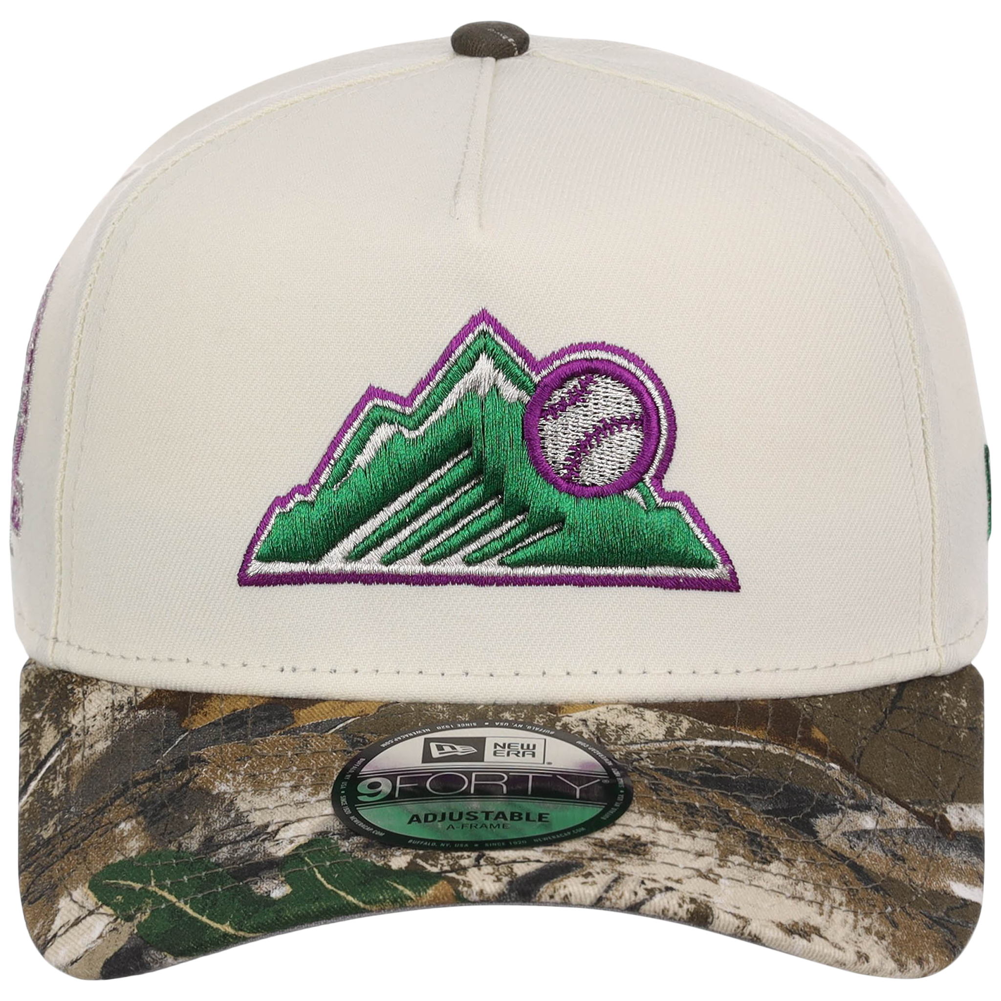 Colorado Rockies MLB Purple Trees New Era 9FORTY