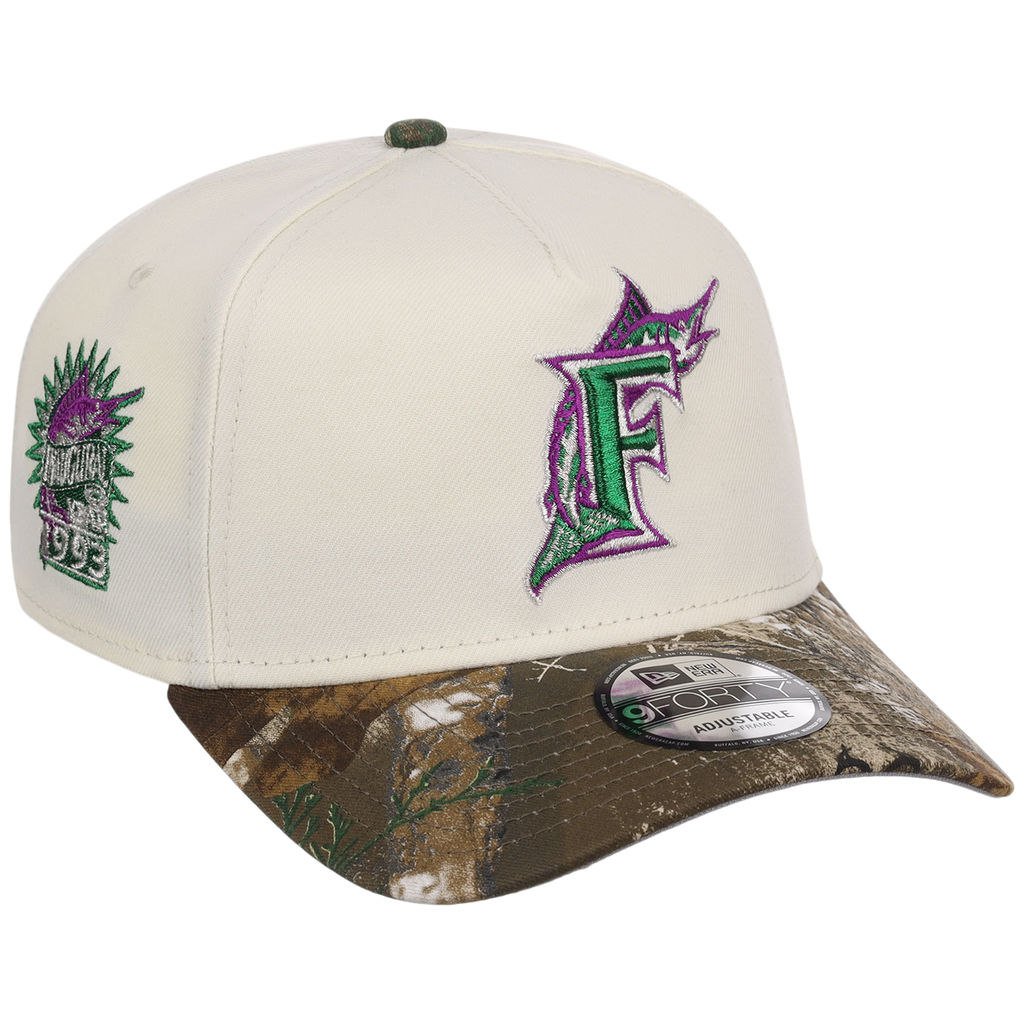 Miami Marlins MLB Purple Trees New Era 9FORTY