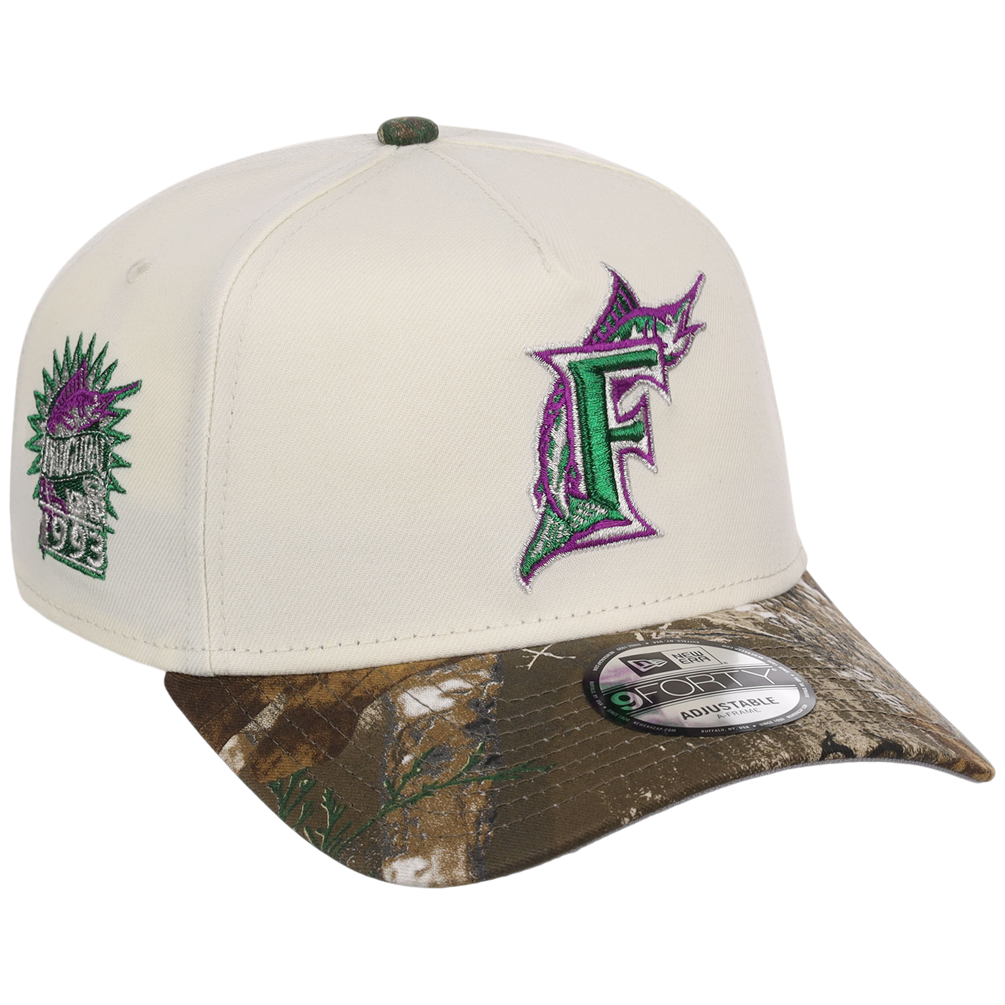 Miami Marlins MLB Purple Trees New Era 9FORTY