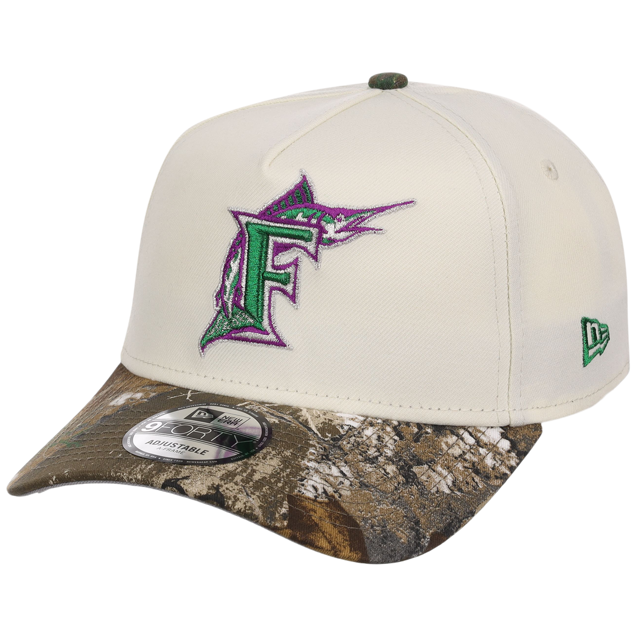 Miami Marlins MLB Purple Trees New Era 9FORTY
