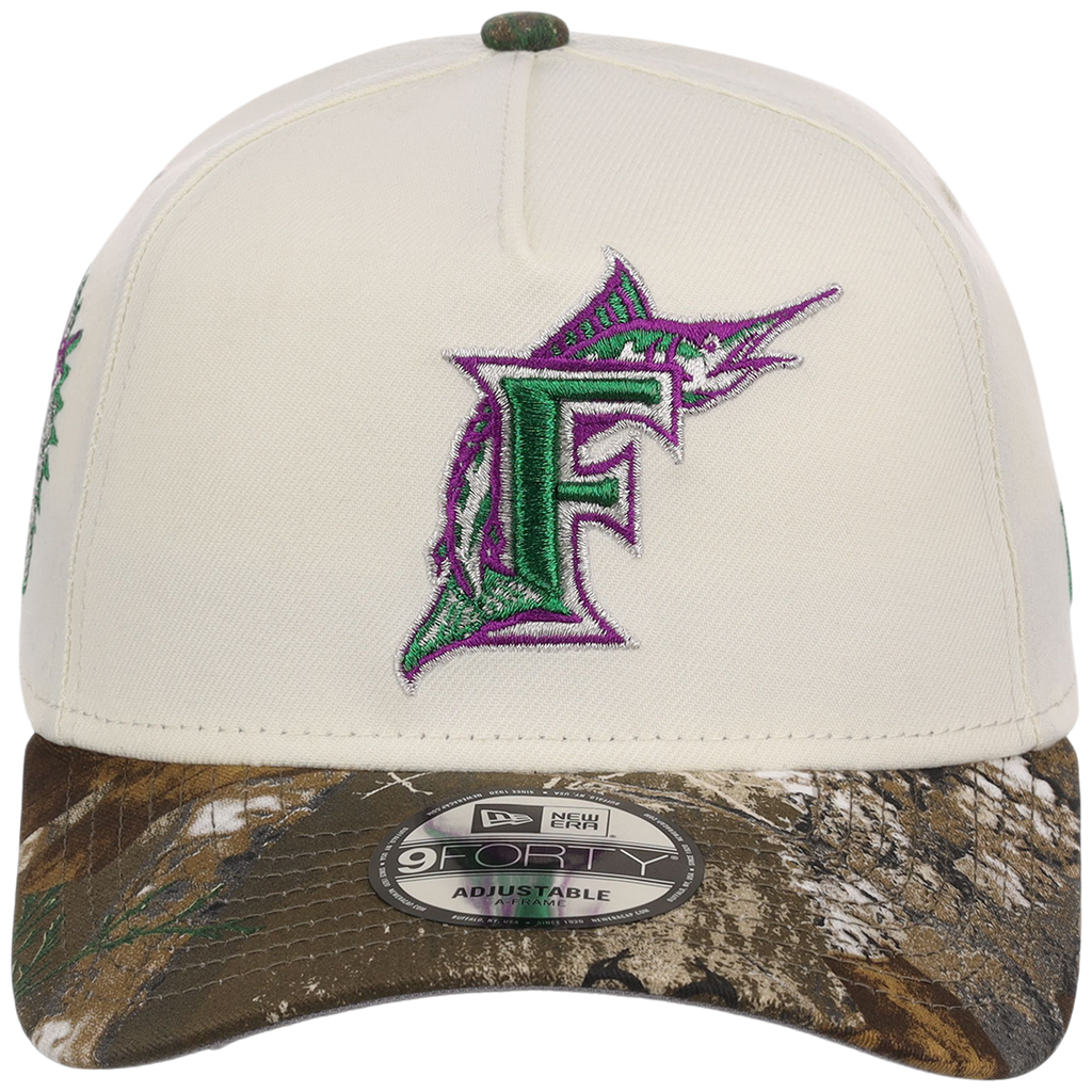 Miami Marlins MLB Purple Trees New Era 9FORTY