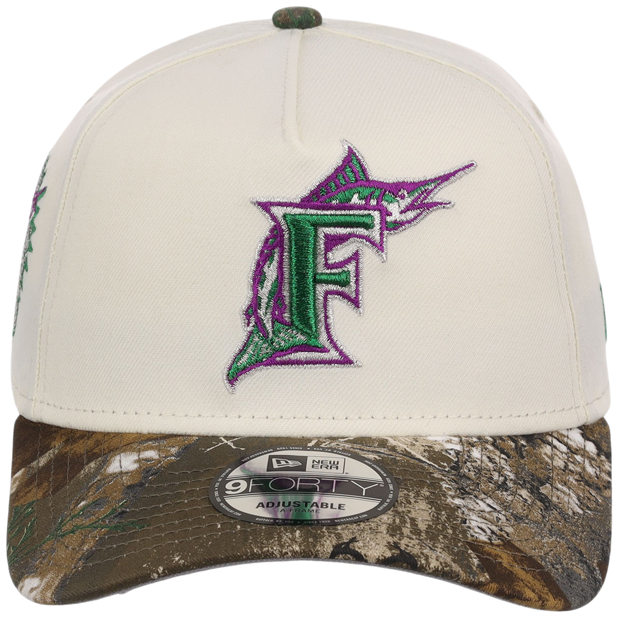 Miami Marlins MLB Purple Trees New Era 9FORTY
